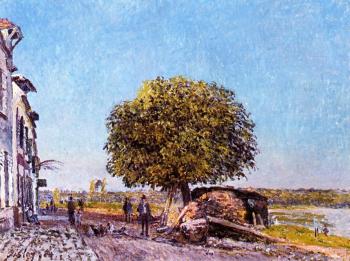 阿爾弗萊德 西斯萊 Chestnut Tree at Saint-Mammes